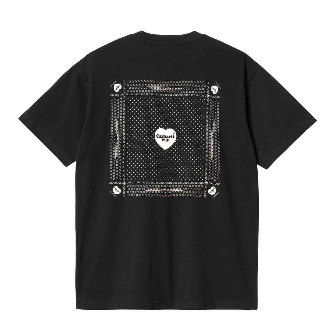 Carhartt S/S Heart Bandana T-Shirt Black