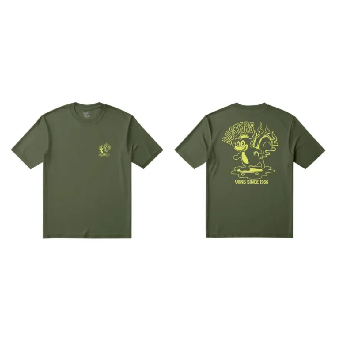 Vans Dusters ss tee-Dark green enfants (de 2 à 6 ans)
