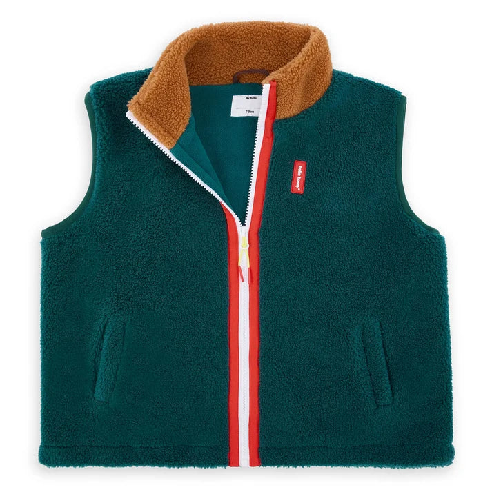 Hello Hossy Polaire sans manches-Duck Blue