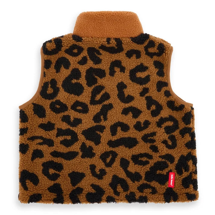 Hello Hossy Polaire sans manches-Leopard