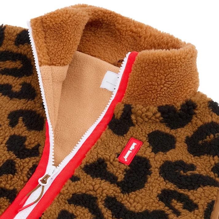 Hello Hossy Polaire sans manches-Leopard