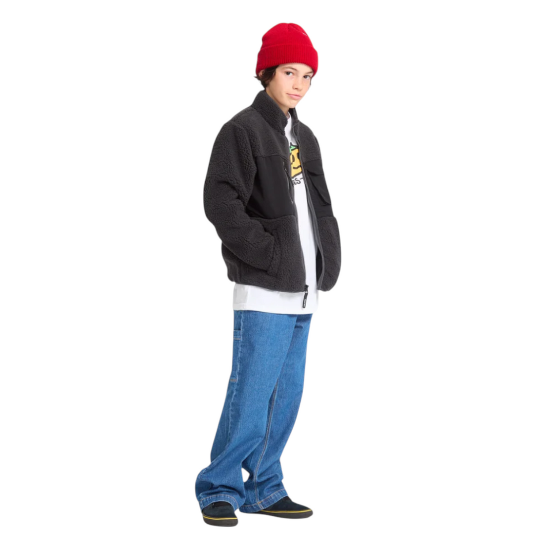 Volcom Storm Stone Zip Fleece Youth - vue profil
