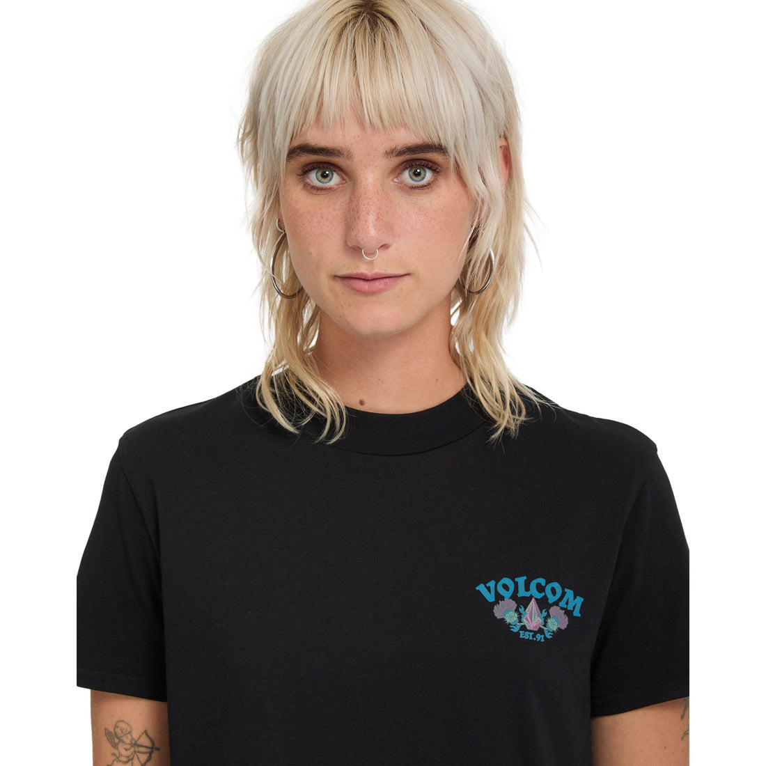 Volcom Dial Crop Tee - vue profil