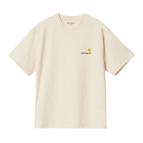Carhartt W' S/S American Script T-Shirt Natural