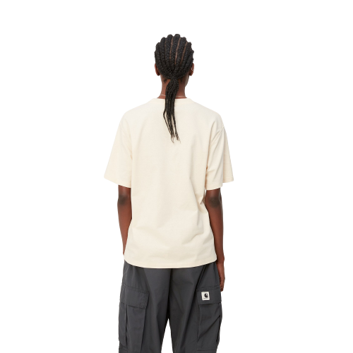 Carhartt W' S/S American Script T-Shirt Natural