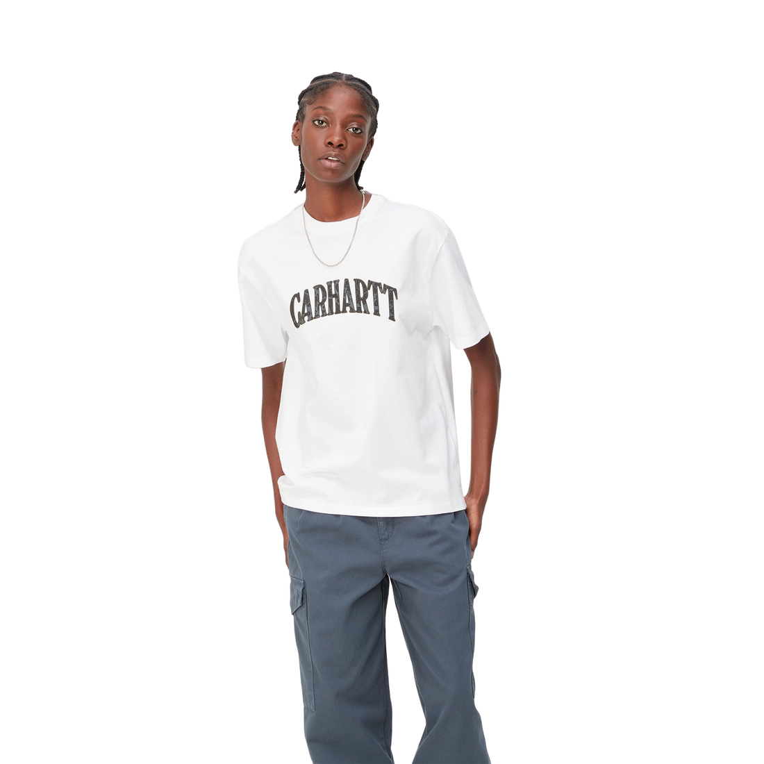 Carhartt W' S/S Paisley Script T-Shirt Natural